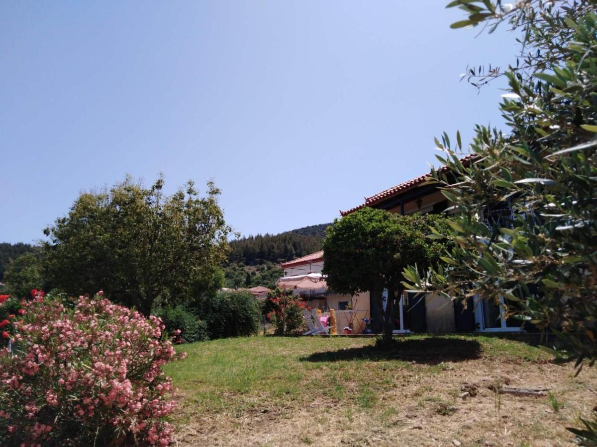 Villa Comfy House With Private Garden & View, Near Kyparissia Castle Exterior foto